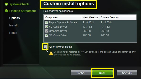 Nvidia drivers update