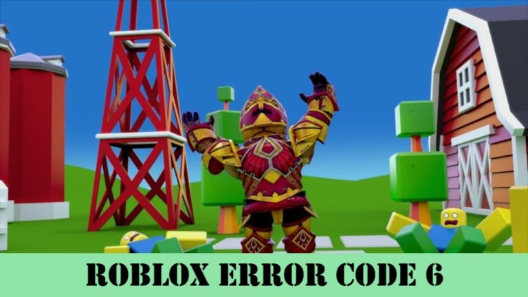 Roblox error code 6