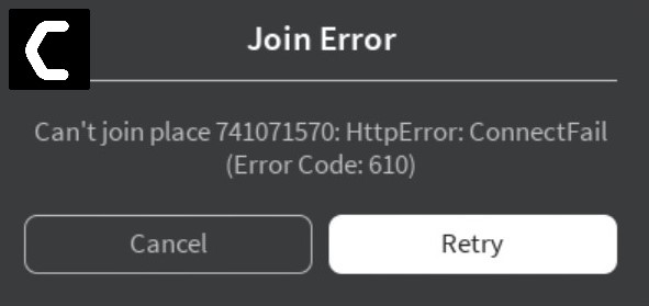 Roblox Error Code 610 (macOS + Windows + Xbox)