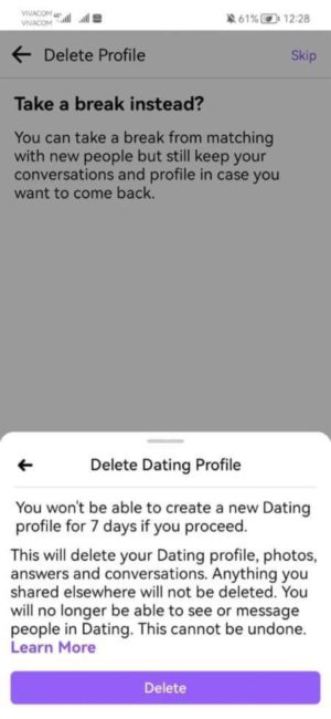 Facebook Dating Profile?