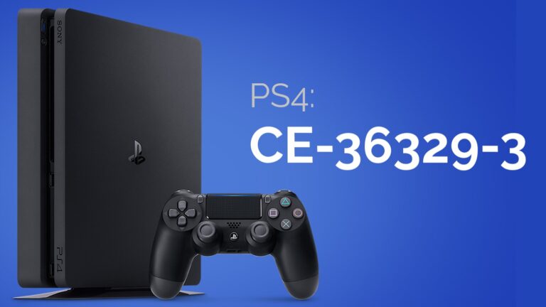 PS4 Error CE-36329-3