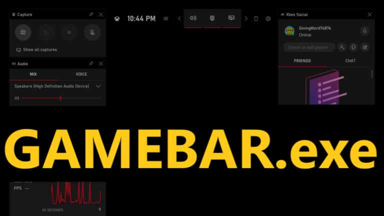 what is gamebar.exe, how to disable end gamebar.exe in windows 10