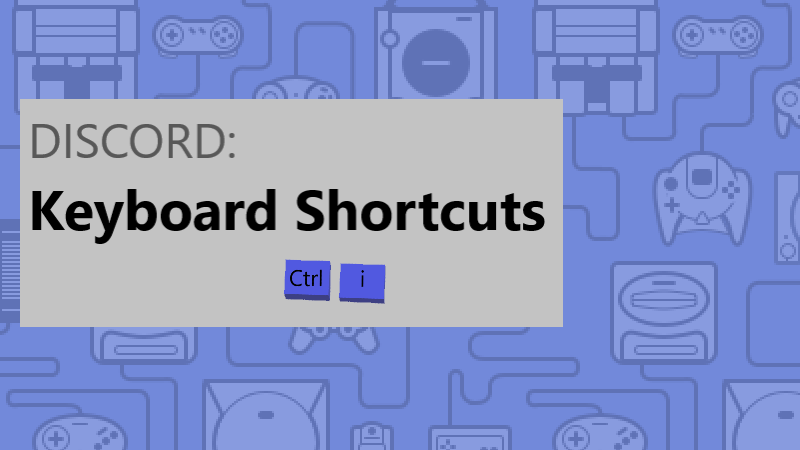 discord keyboard shortcuts