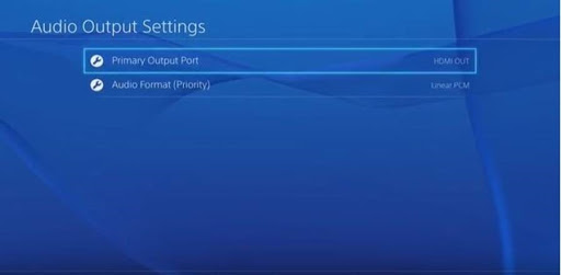 discord on ps4 audio port settings