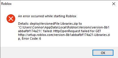 Roblox Error Code 260 How To Fix Connection Error 2021 - error 260 roblox