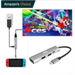 USB Type C to HDMI Digital AV Multiport Hub, USB-C (USB3.1) Adapter for Nintendo Switch, Samsung DEX Mode, MacBook Pro and More, with USB3.0, USB2.0, 4K HDMI and PD Charging, Portable Dock Aluminium