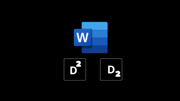 how to subscript and superscript in Word