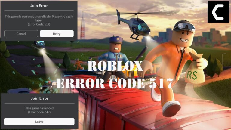 Roblox error code 517