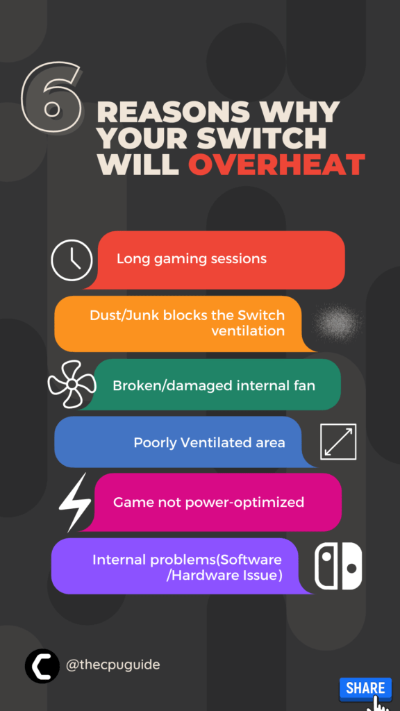 nintendo switch overheating