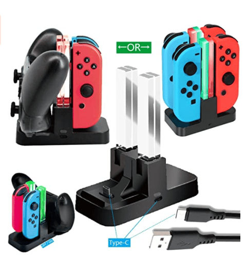 So, If Switch is Getting Hot While Charging? Whiteoak Switch Pro Controller Charger for Nintendo Switch Joy-Con Charging