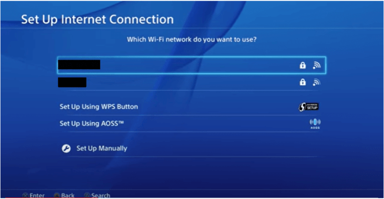 Connecting with Wi-Fi Minecraft on ps4
