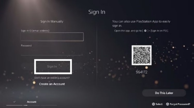 PS5-sign-in-page-PS5 error code NP-102955-2