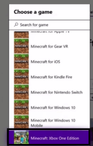 Minecraft on Xbox See in Microsoft Store