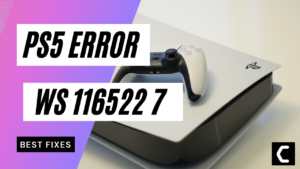 ps5 Error Code WS-116522-7