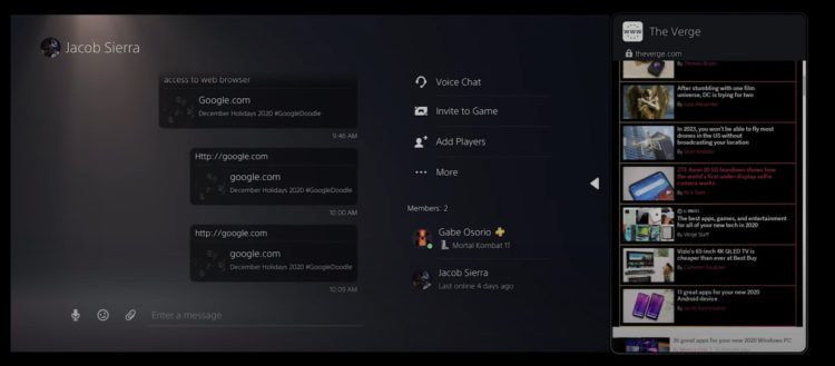 How To Access PS5 Web Browser using messages