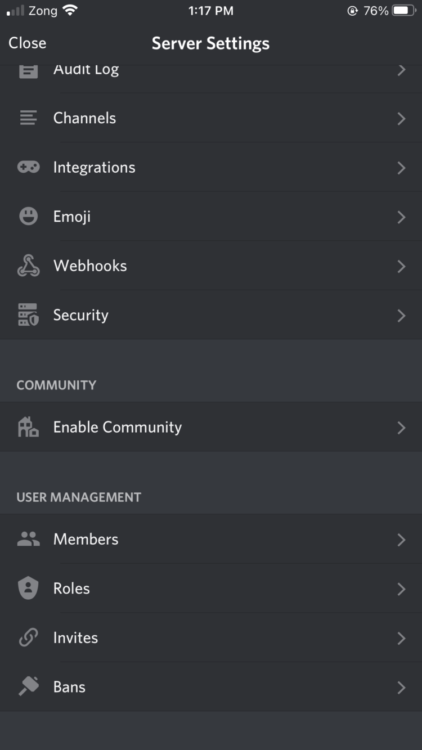 discord mobile assign roles