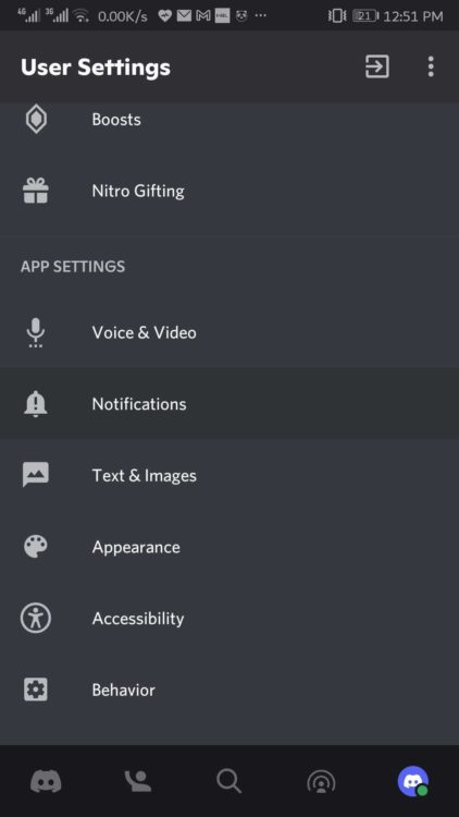 discord not getting notifications