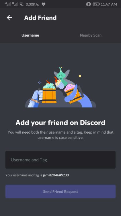 add friend on discord