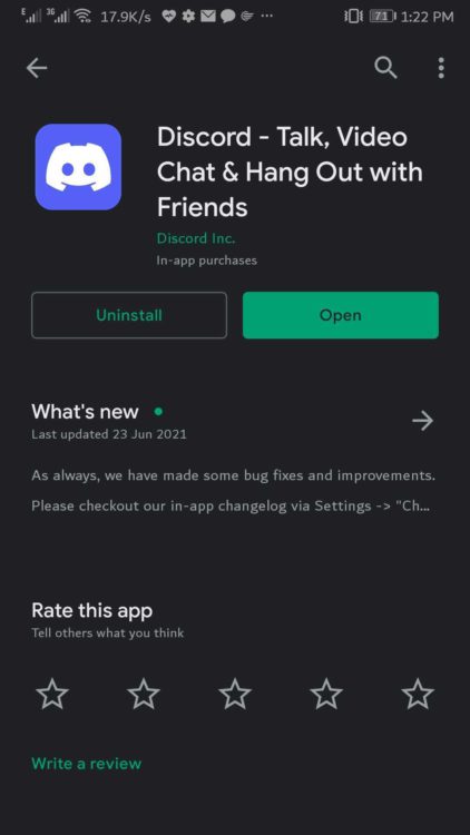 how to update discord app mobile
