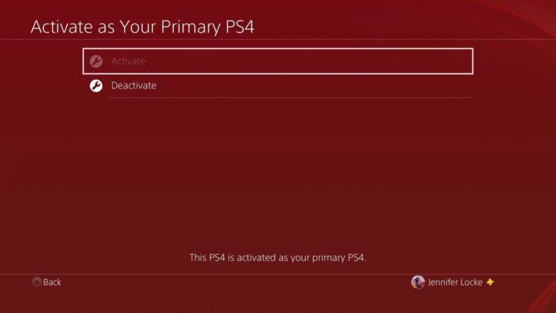 How to Activate/Deactivate Primary System In PS4