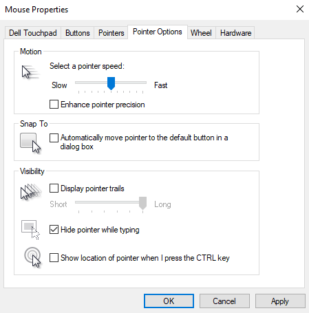how to Turn off Mouse Acceleration