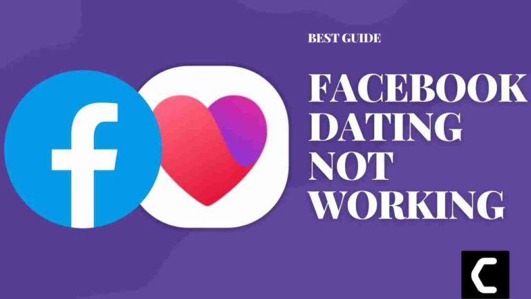 Facebook dating not working