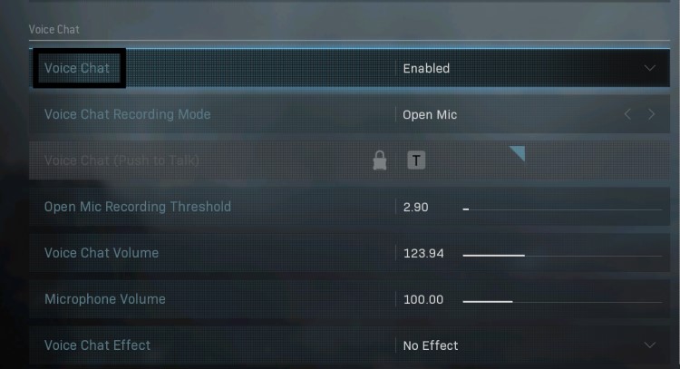 How do I Activate Voice Chat in Modern Warfare
