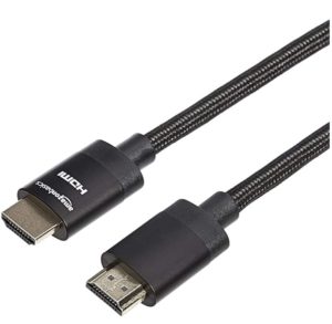Amazon Basics Premium-Certified Braided HDMI Cable (18Gpbs, 4K 60Hz) – 3 6 10 15 Feet (Amazon)