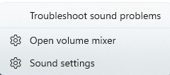 Sound Control Panel Windows 11