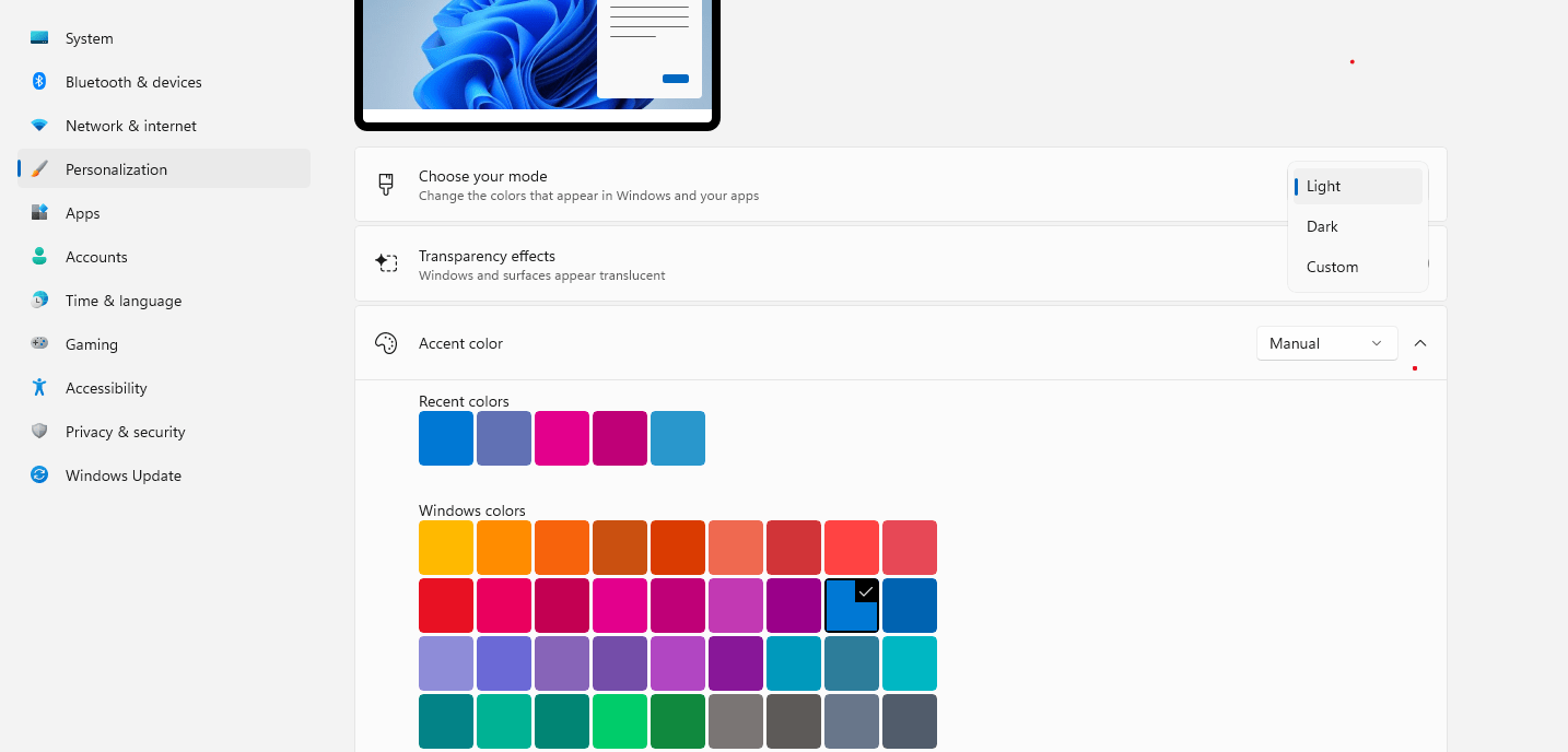 Change Taskbar Color