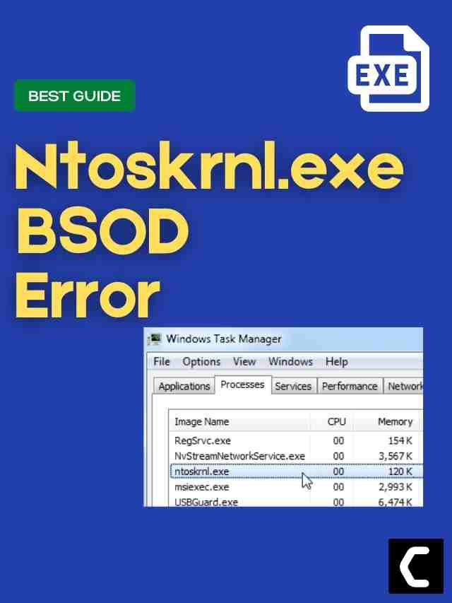 How to Fix ntoskrnl.exe BSOD Error?