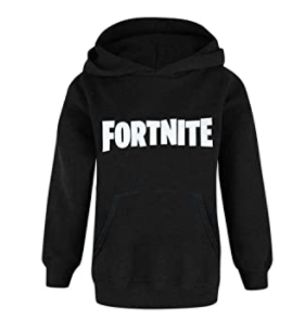 FORTNITE Logo KidsBoys Black Hoodie [AMAZON]