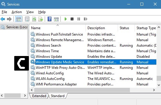 WaasMedic Agent.exe high disk usage Windows Update Medic Service