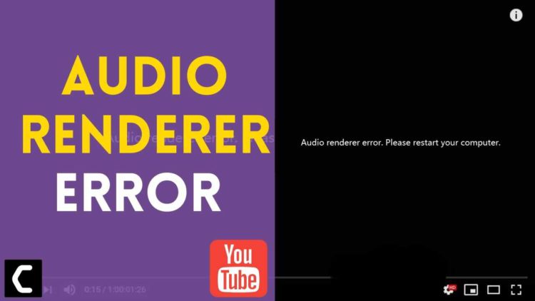 Audio Renderer Error
