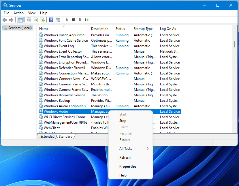 Services Audio Services Not Responding Windows audio services stopping