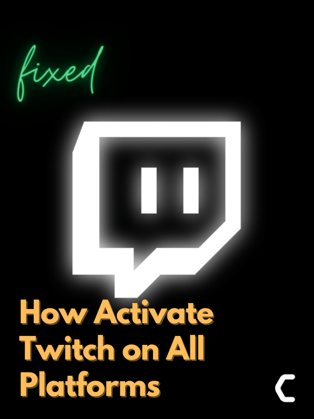 How to activate the twitch account