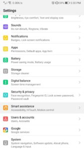 How to Take a Screenshot on Huawei p30