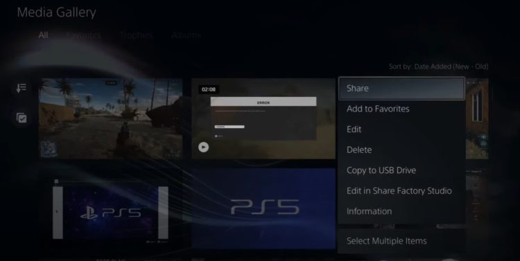 Upload Connect YouTube to PS4 and PS5