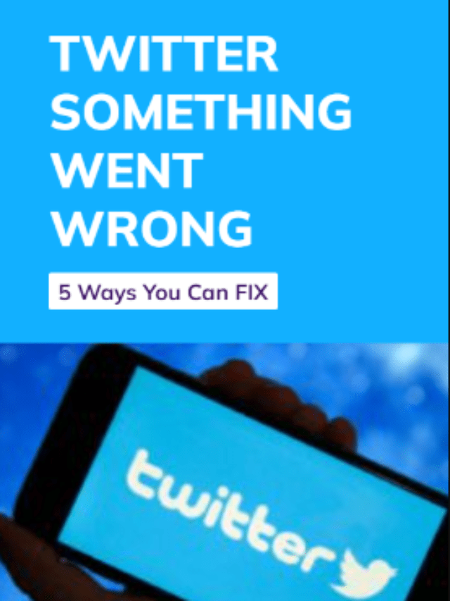 Twitter Something Went Wrong? Oops Something Went Wrong