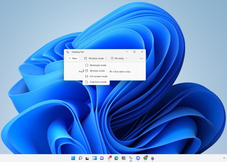 modes - How To Take a Screenshot On Windows 11