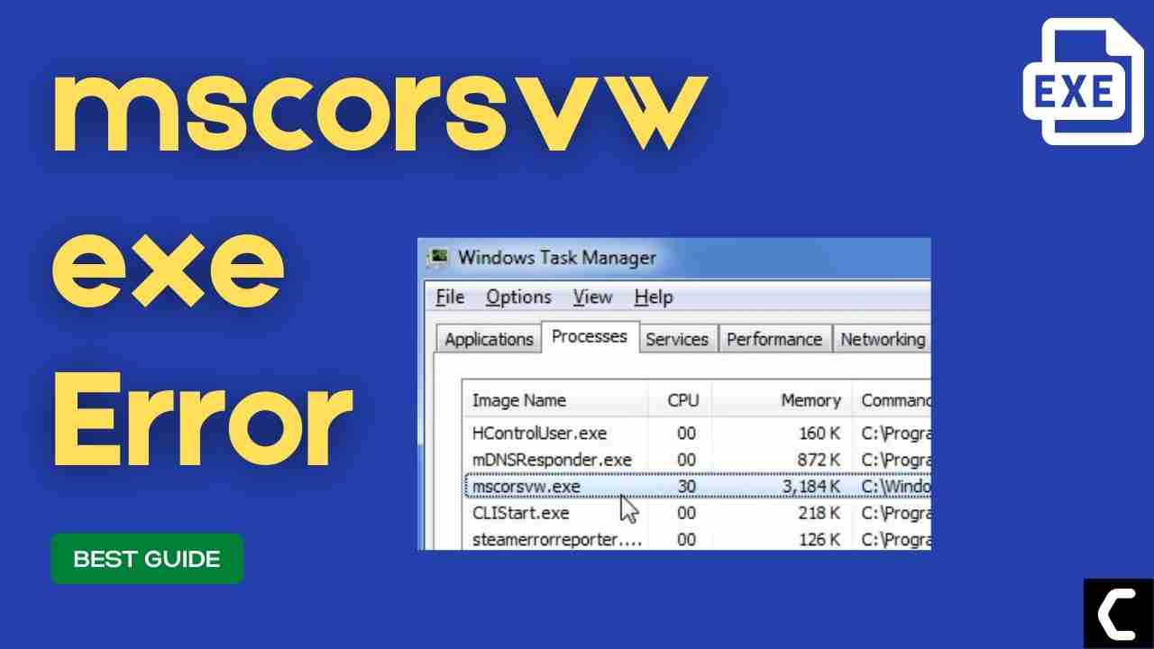 FIX: What Is mscorsvw.exe? .NET Runtime Optimization Service?