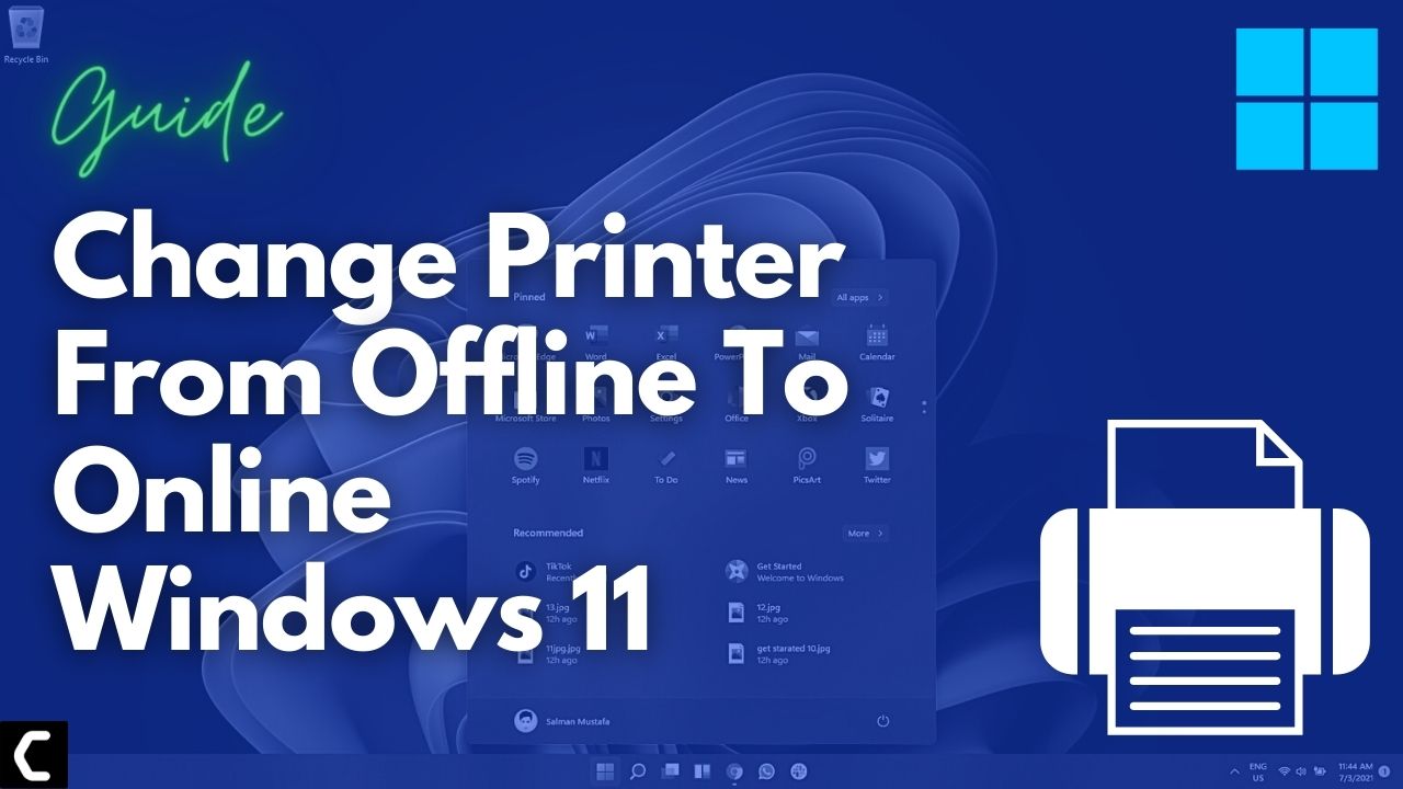 How To Change Printer from Offline to Online Windows 11?