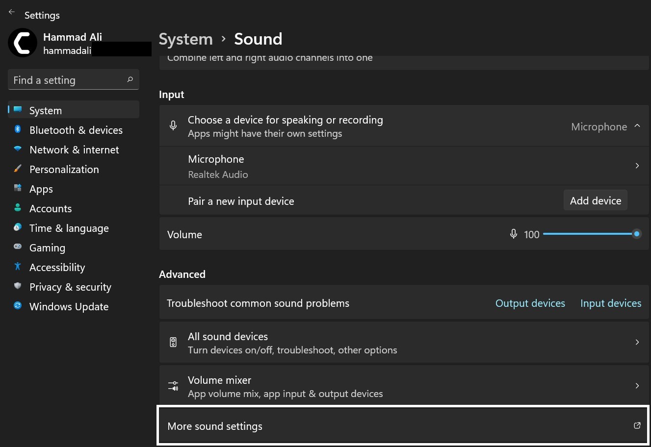 More sound settings Windows 11 Headphones Not Working