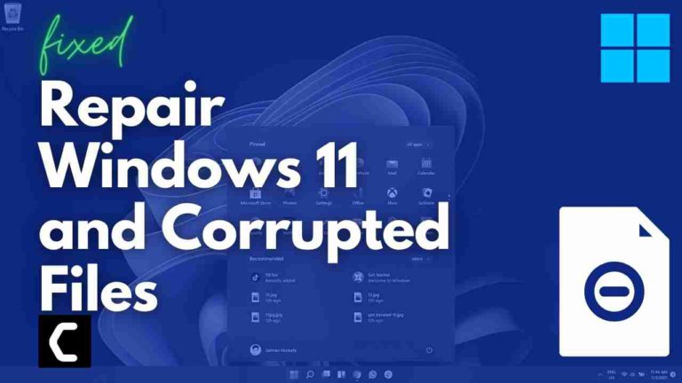 Repair Windows 11 and Corrupted Files