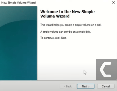 New simple volume Wizard set up a second hard drive on Windows 11,how to install a second ssd, how to activate a new hard drive
