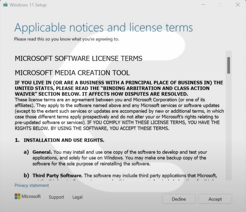 licence terms Clean Install Windows 11,how to install windows 11, install windows 11, install windows, windows 11 product key