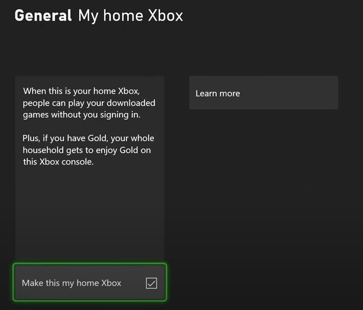 Xbox One Error