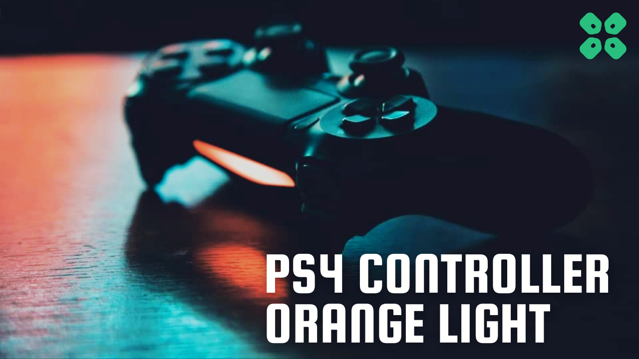 ps4 controller orange light