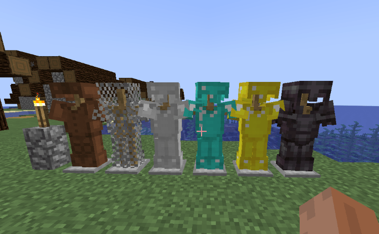 How to Make Armor Stand in Minecraft, different armors