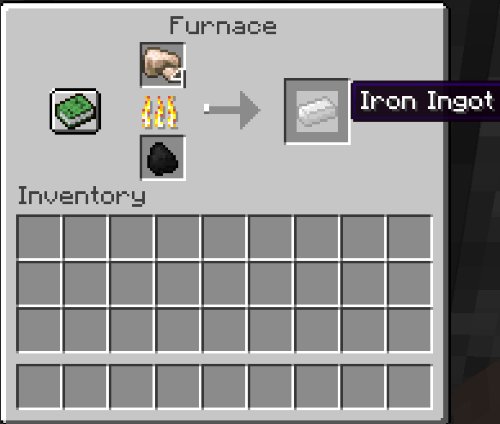 make Iron ingot, Make Blast Furnace in Minecraft